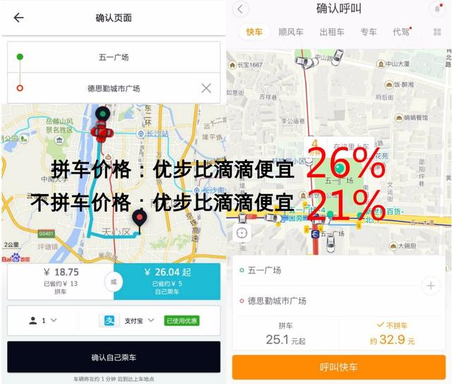 新政来了，打车软件打折吗？优步果然更便宜！