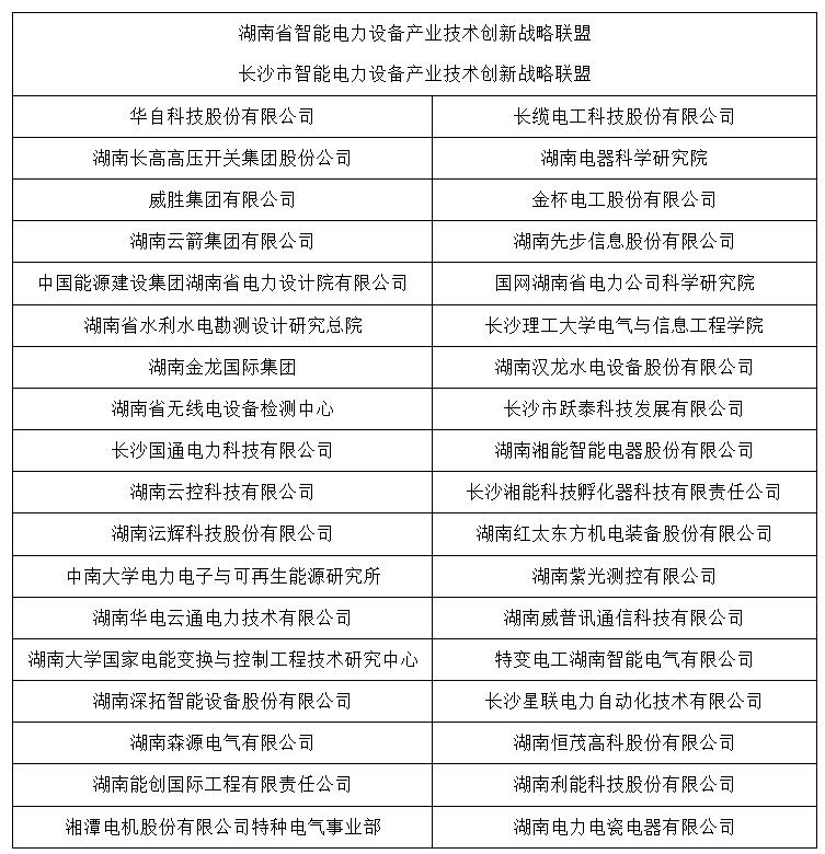 恭贺“智能电力联盟”纳入湖南省省级产业技术创新战略联盟试点单位——记联盟的创新发展之路